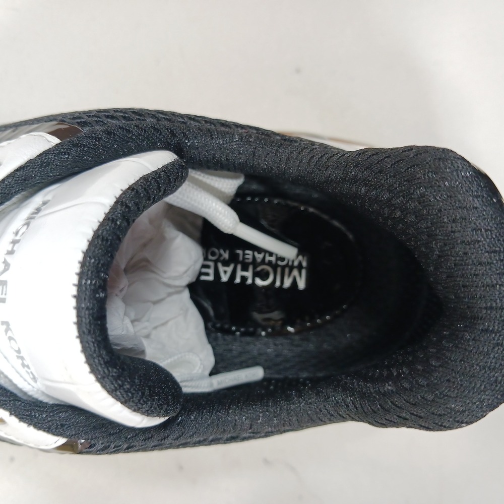 Michael Kors Toni Trainer Circular Air Mesh XL Black White Sneakers 9.5M - Picture 11 of 16